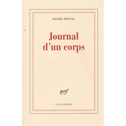 Journal d'un corps  Daniel Pennac